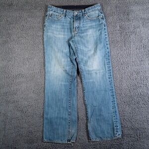 Vintage 7 for all mankind Jeans Mens 34x32 Blue Relaxed Straight Premium Denim